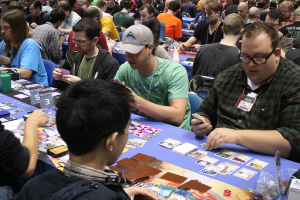 That's me in the green shirt!  (Photo Credit:  Fantasy Flight Games)