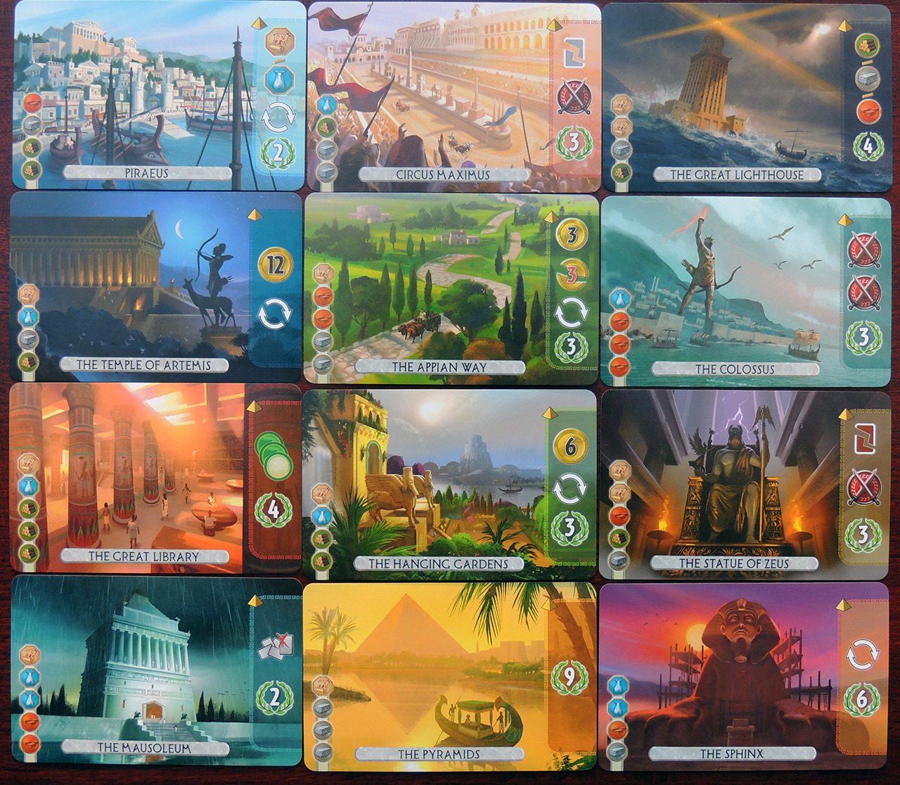 7 Wonders Duel Review, Drafting Game